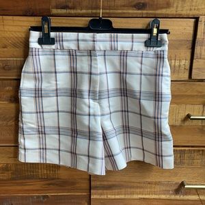 Maje plaid shorts